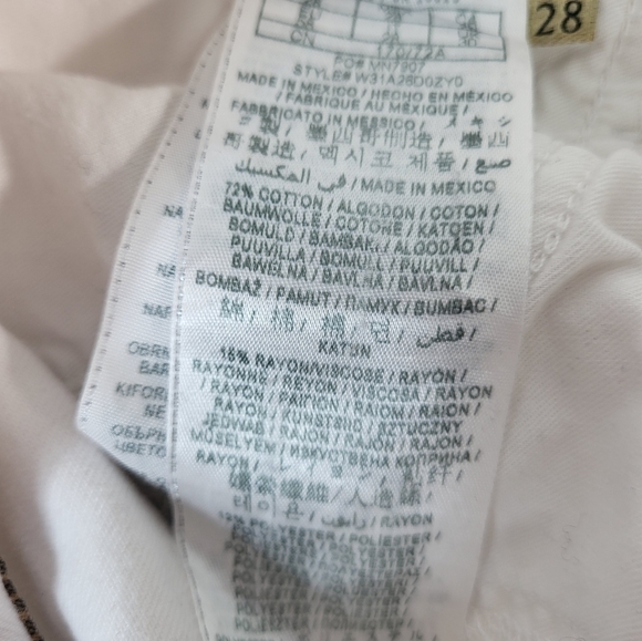 Guess Jeans White Britney Cropped Denim Jeans - Picture 6 of 8